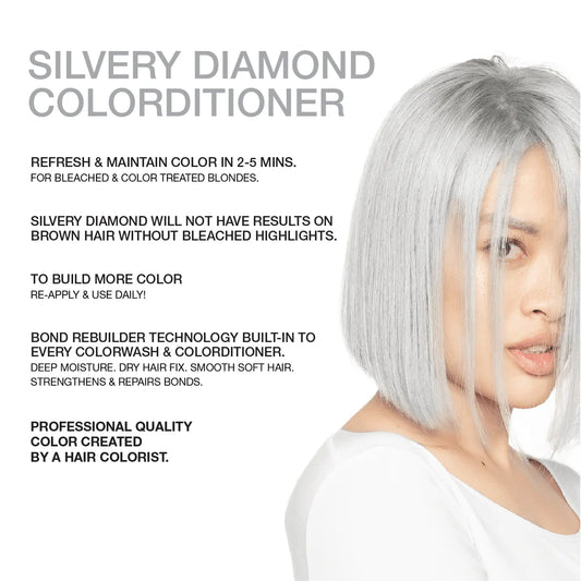 Celeb Luxury Gem Lites Colorditioner Conditioner - Silvery Diamond - 244ml