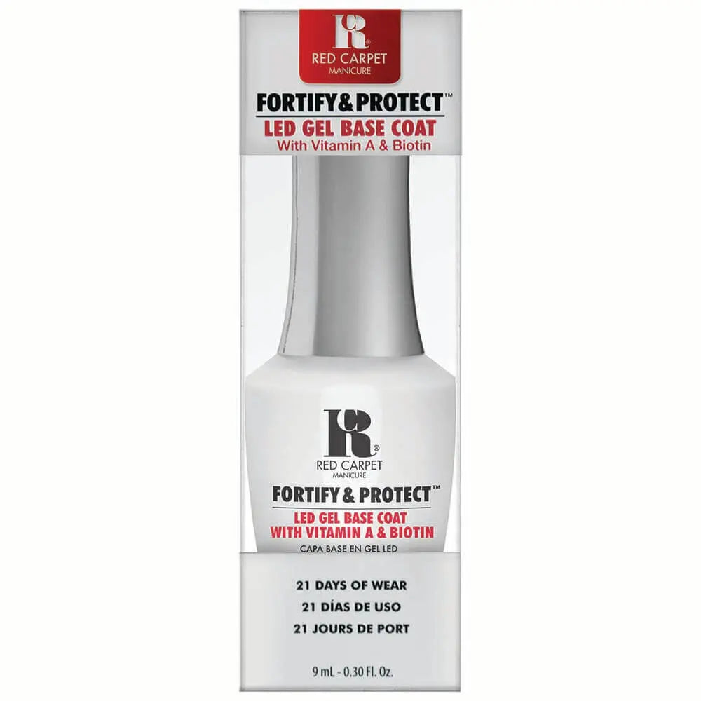 Red Carpet Manicure Fortify & Protect Gel Polish Base Coat 9ml