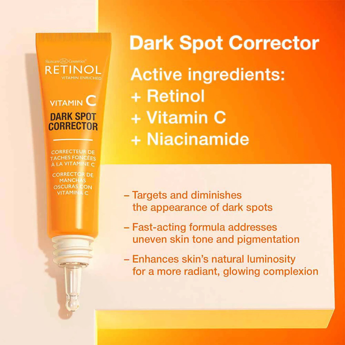 Retinol +Vitamin C Dark Spot Corrector 15g