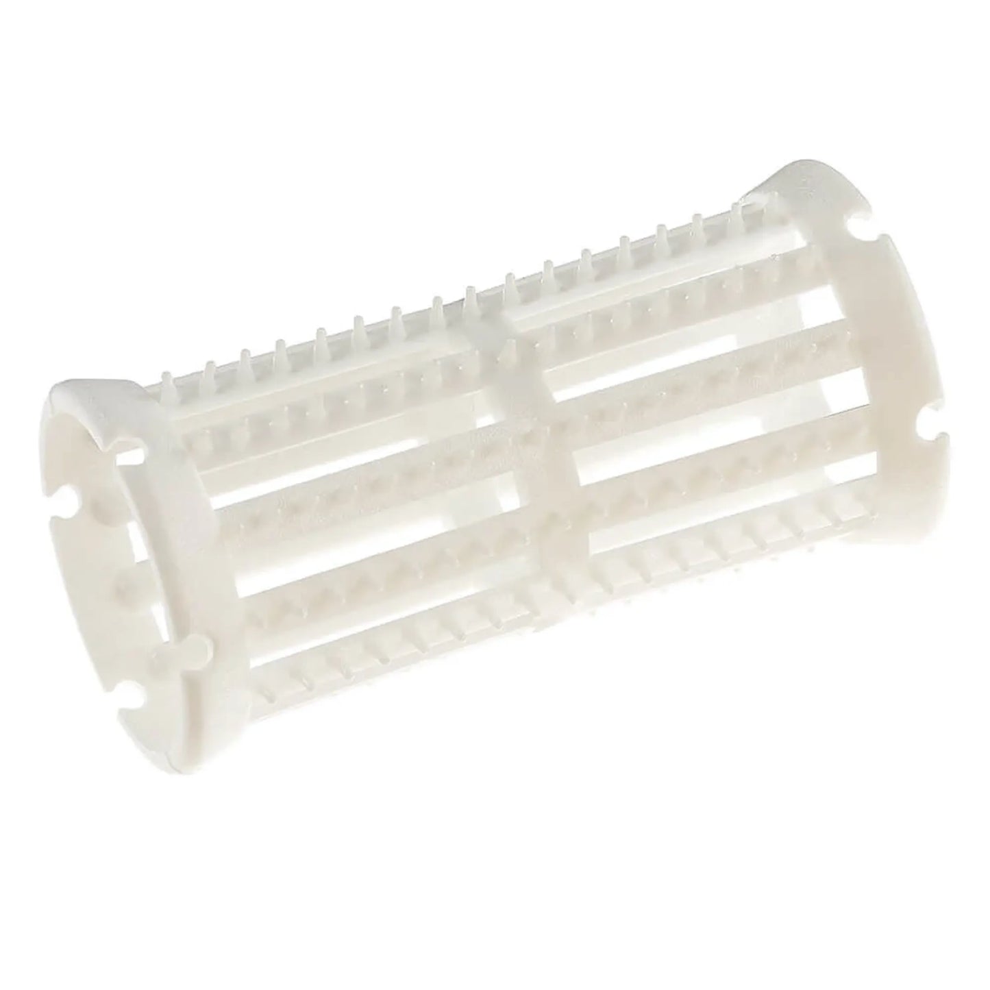 S-PRO Plastic Setting Rollers, White, 30mm, Pack of 6