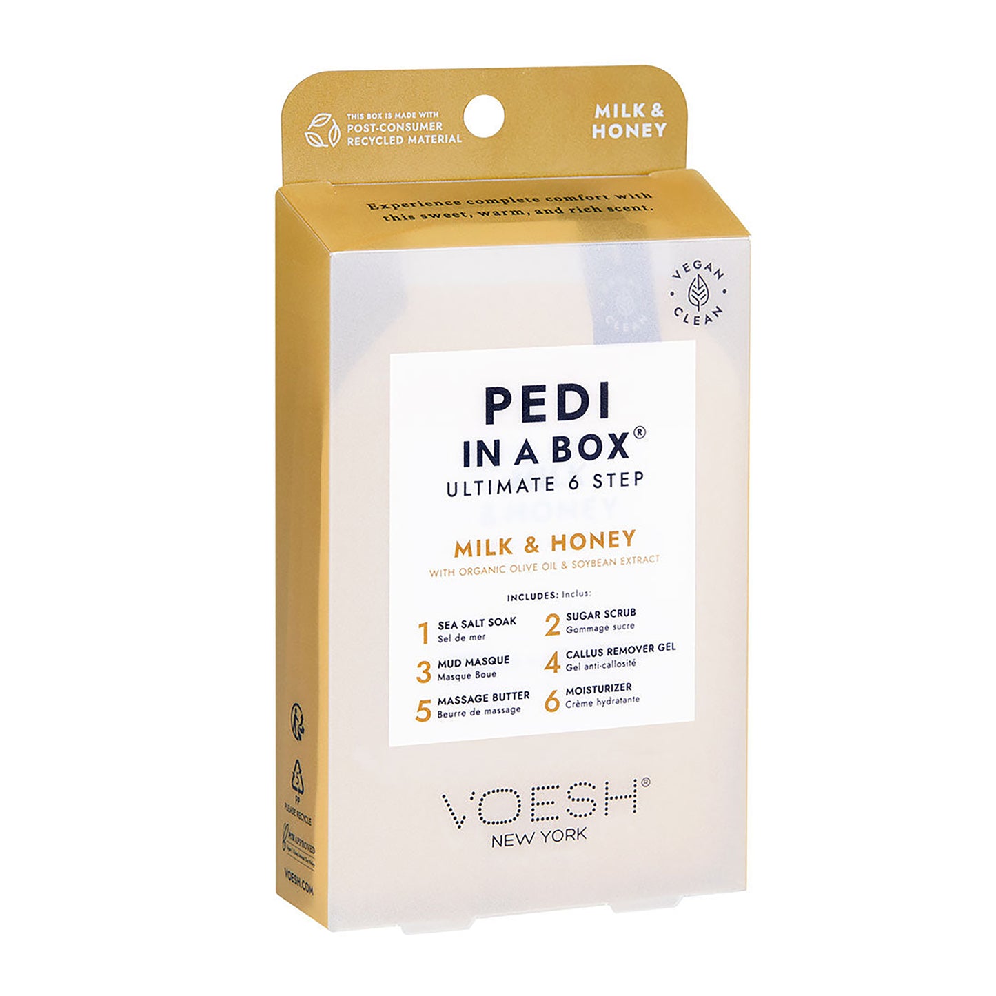 Voesh Pedi In A Box Ultimate 6 Step Milk & Honey