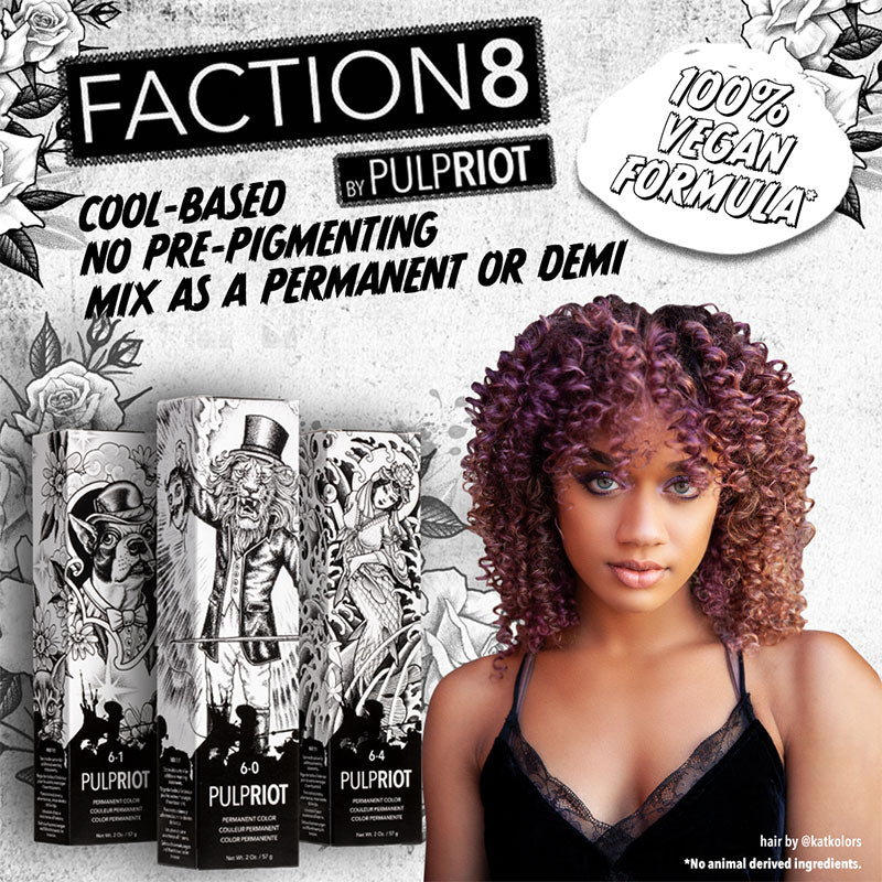 Pulp Riot Faction8 Interstellar Deposit Only Hair Color 12.2 Violet 57g