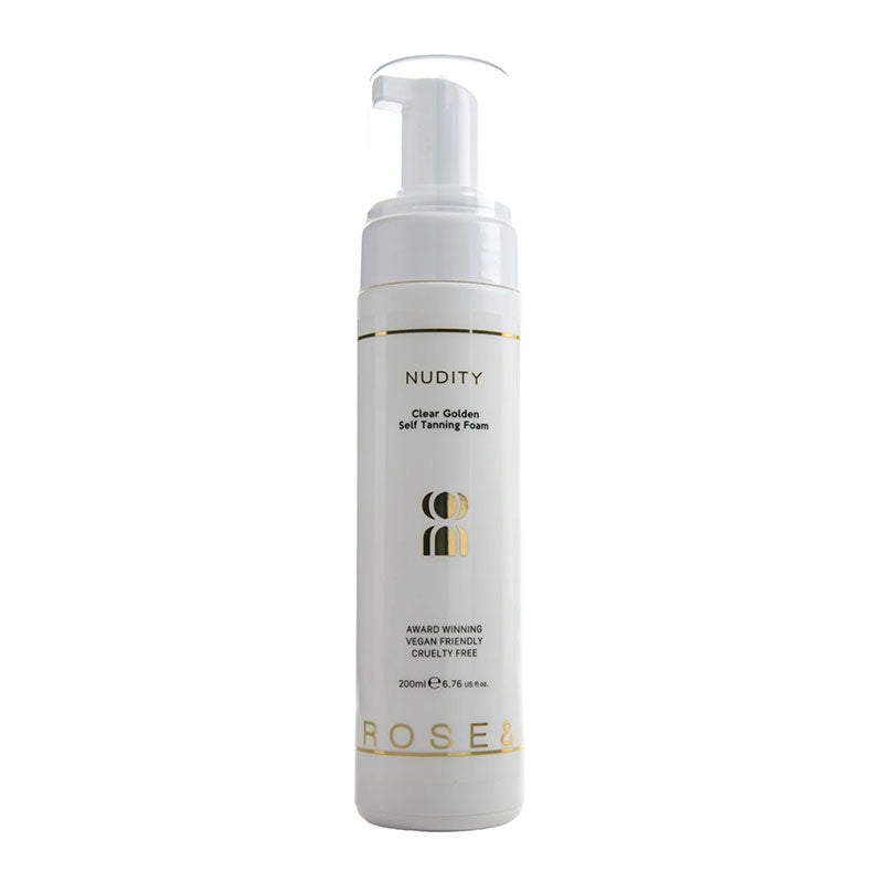 Rose and Caramel Nudity Tanning Mousse Clear Golden 200ml