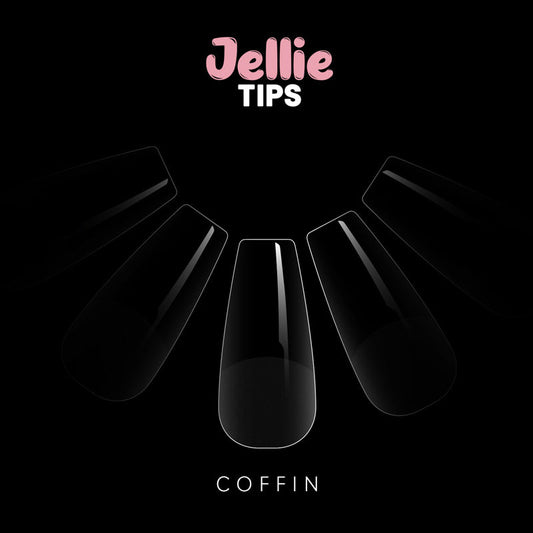 Halo Jellie Coffin Sizes 0-11 Nail Tips x 480
