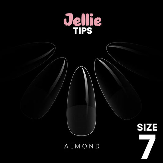 Halo Jellie Almond Size 7 Nail Tips x 50