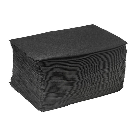 Hair Tools Disposable Salon Towels Black Pack of 50