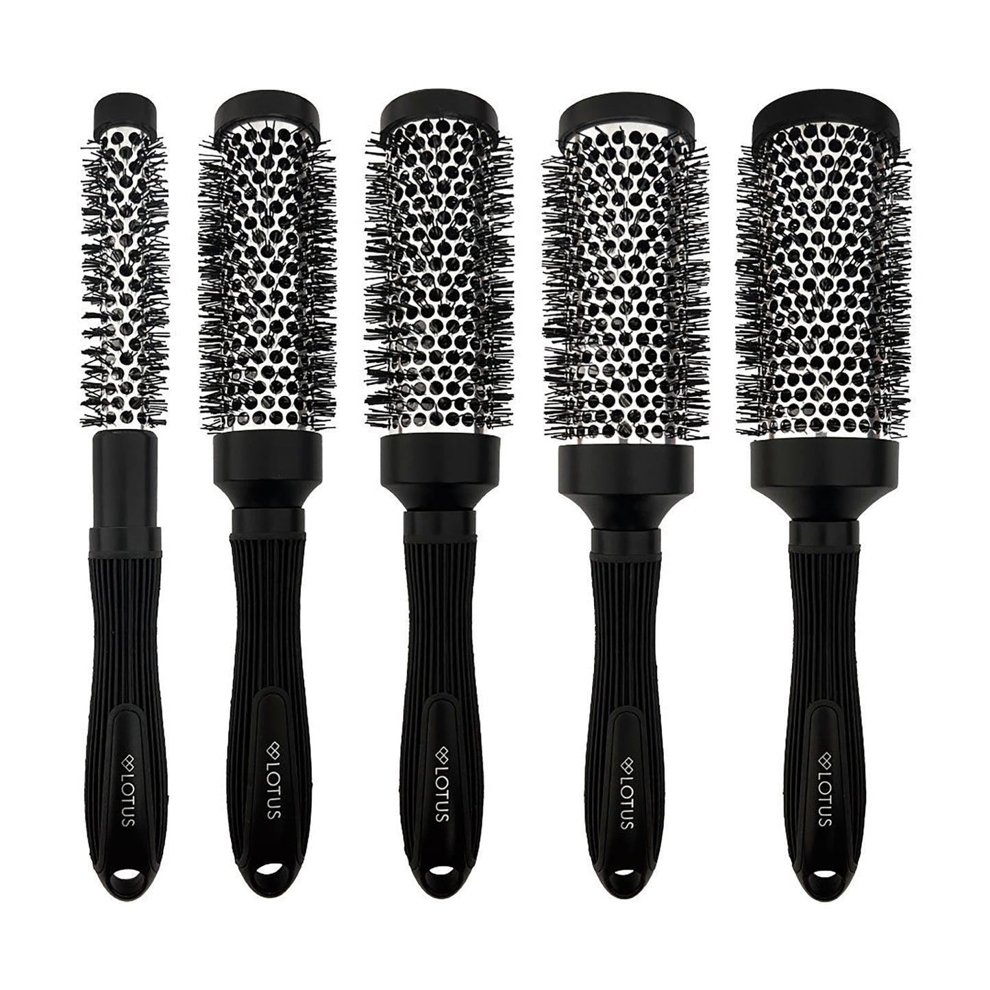 Lotus Heat Retaining Radial Brush Set x 5