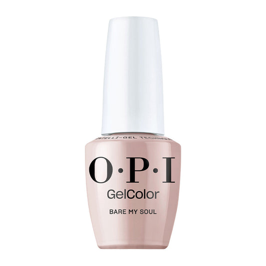 OPI GelColor Hema Free Gel Polish Bare My Soul 15ml