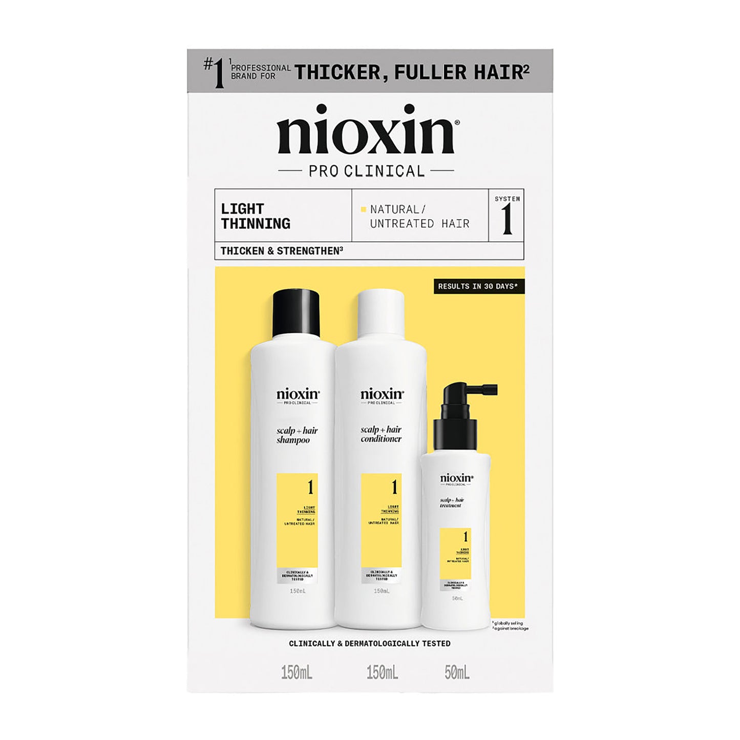 Nioxin Scalp + Hair System 1 Trial Kit