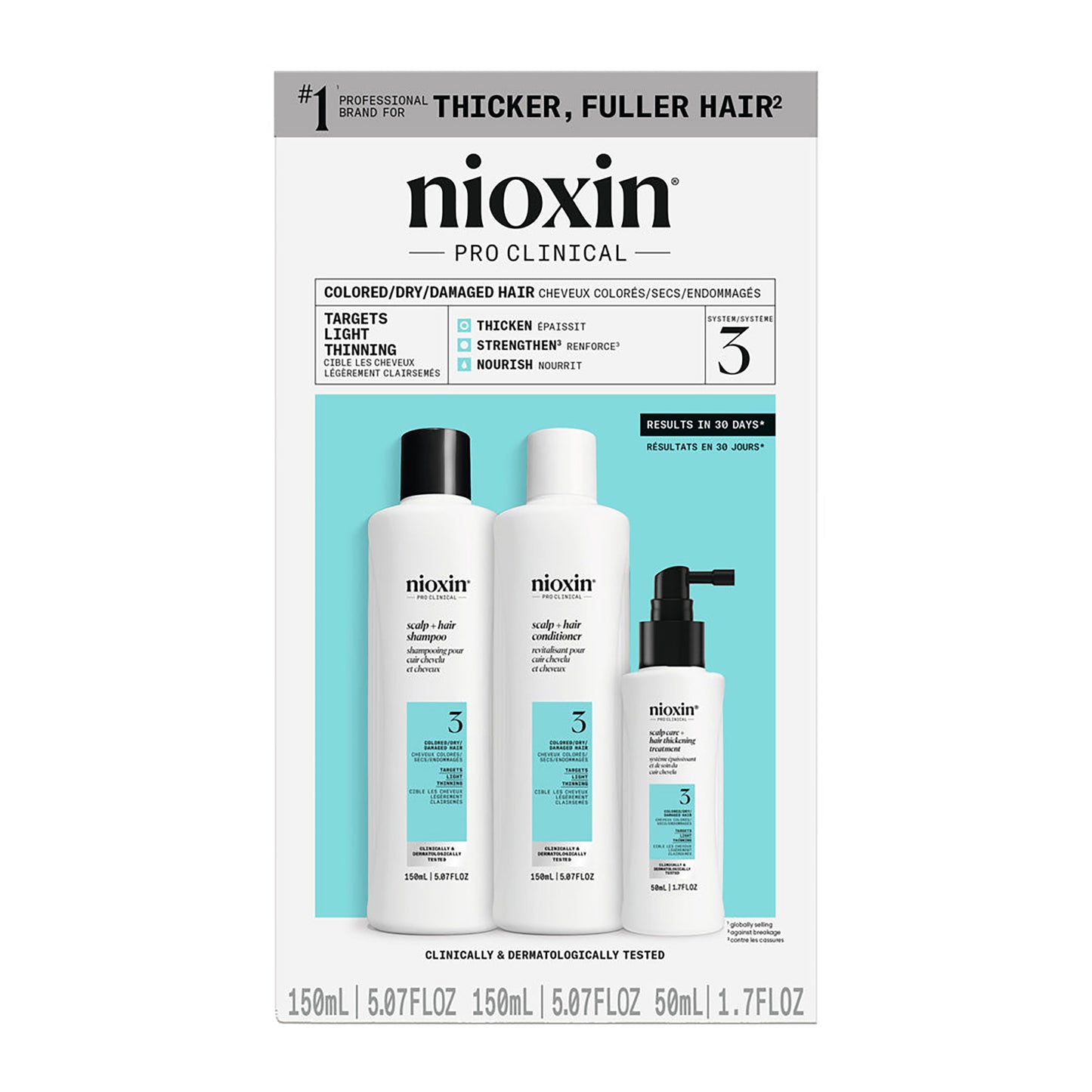 Nioxin Scalp + Hair System 3 Trial Kit