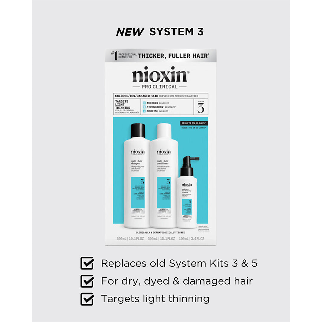 Nioxin Scalp + Hair System 3 Trial Kit