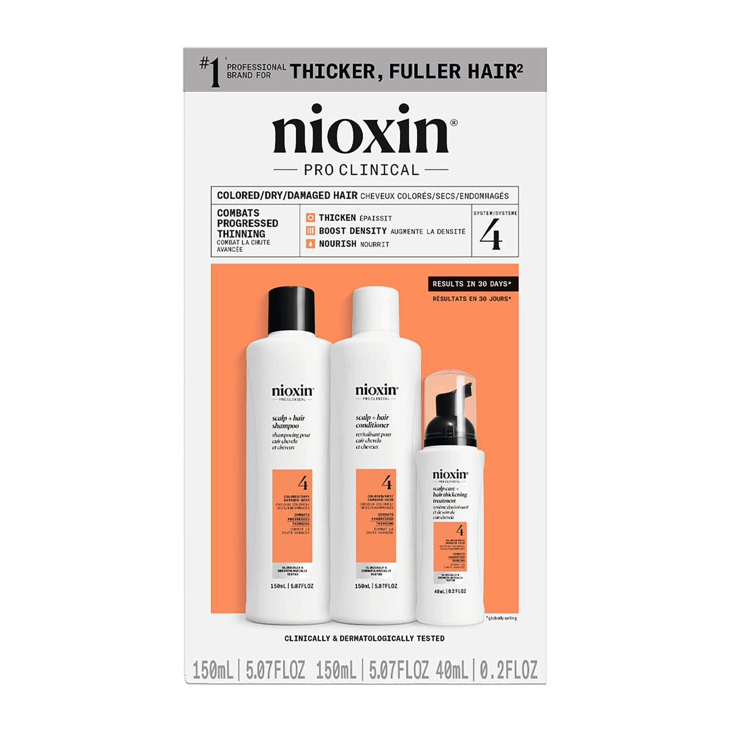 Nioxin Scalp + Hair System 4 Trial Kit