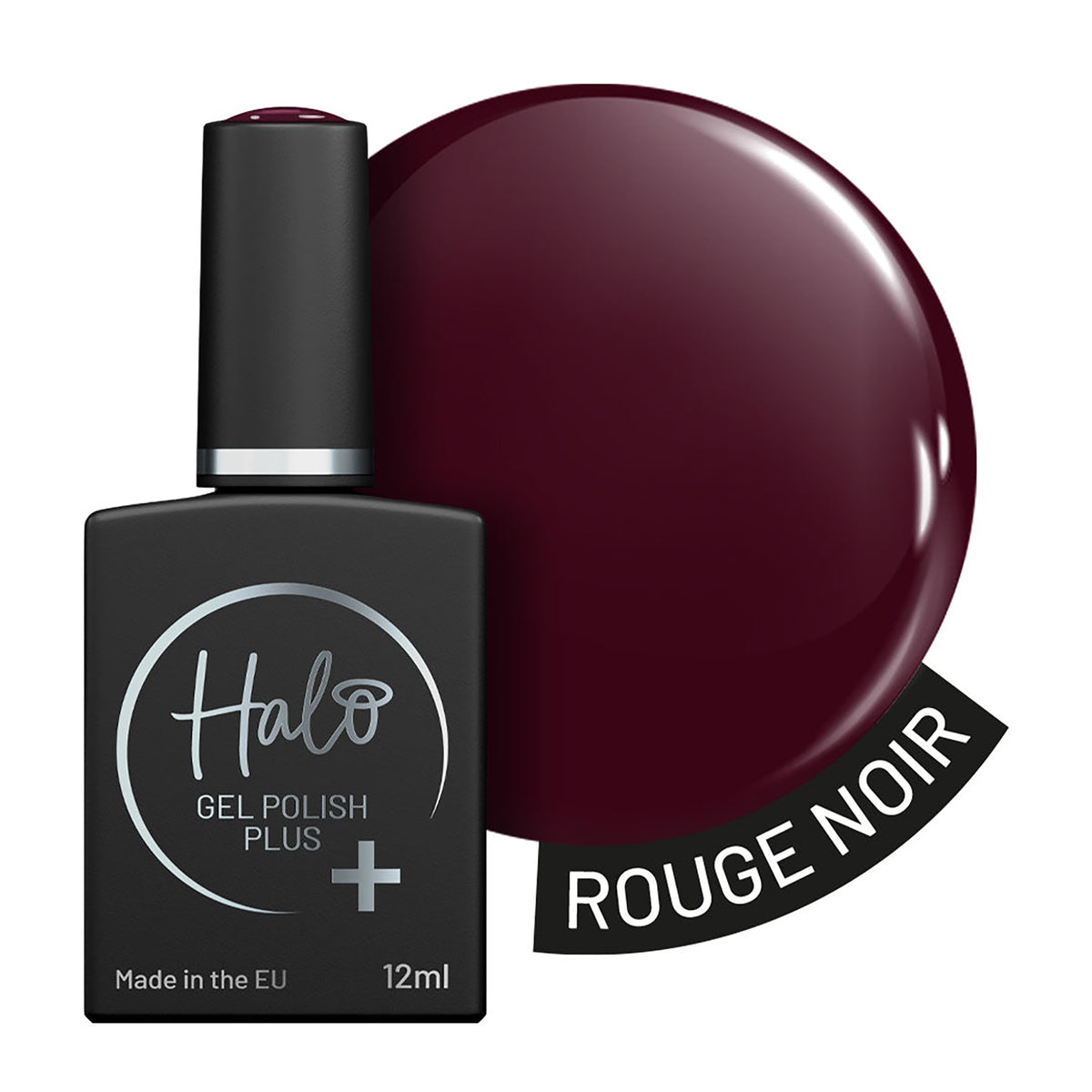 Halo Hema Free Gel Polish Plus Rouge Noir 12ml