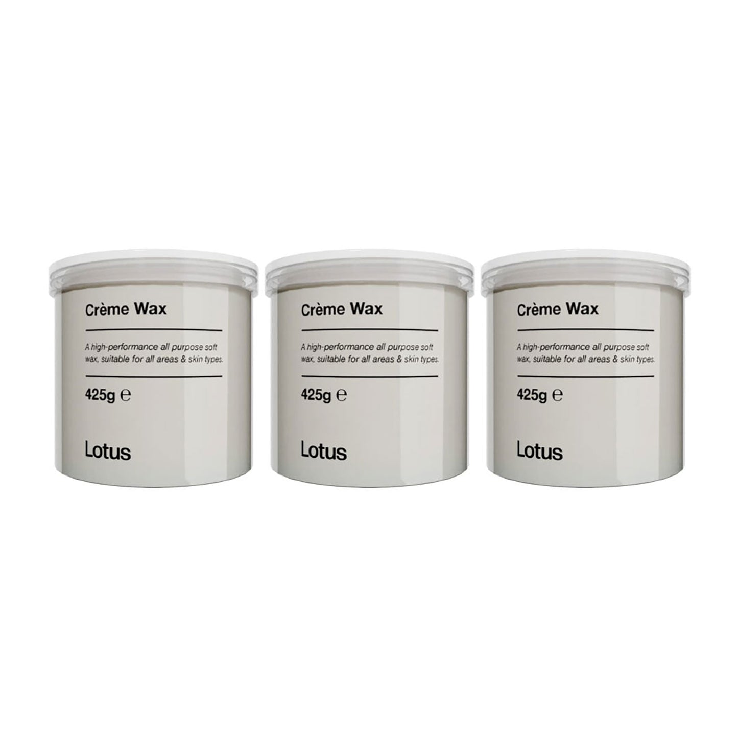 Lotus Creme Wax 425g Value Trio Bundle