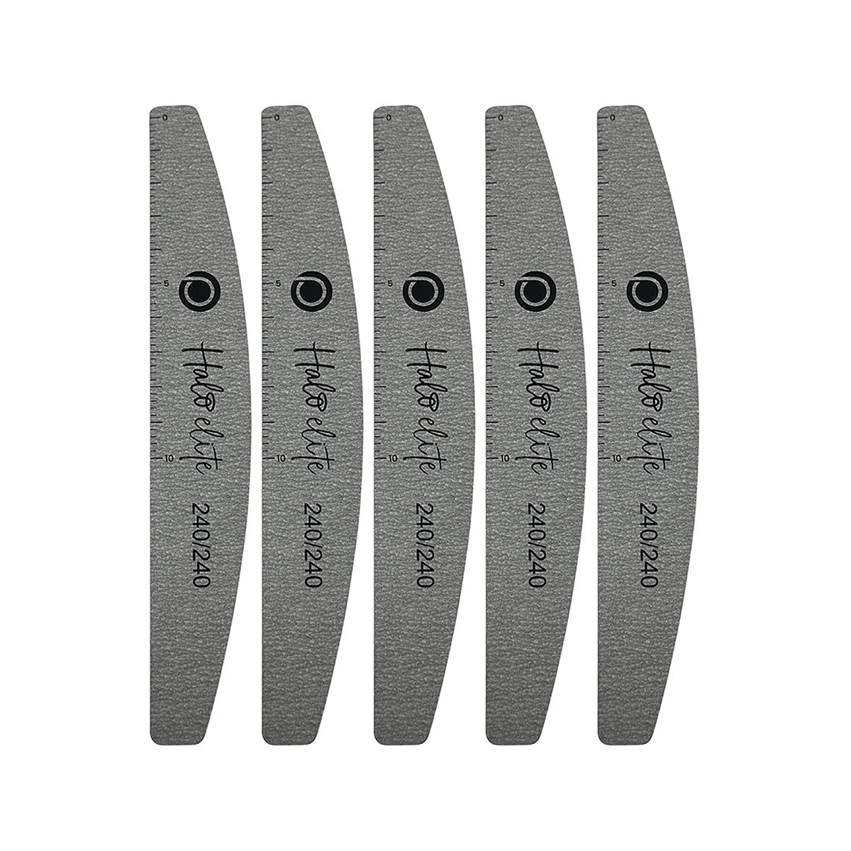 Halo Elite Half-Moon Zebra Files 240/240 5 Pack
