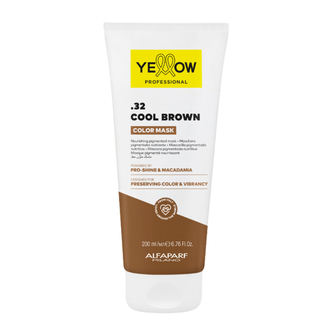 Yellow Professional Color Mask .32 Cool Brown 200ml