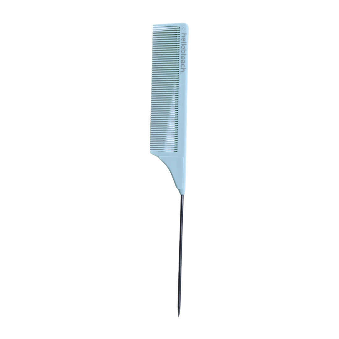 Hello Bleach Tail Comb with Stainless Steel Tip Sky