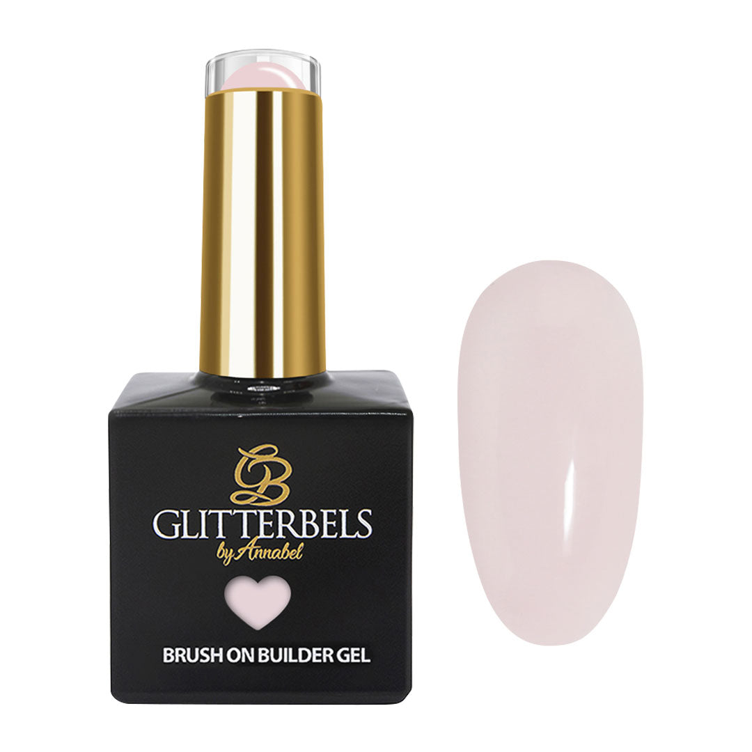 Glitterbels Brush On Builder Gel Barefaced 17ml