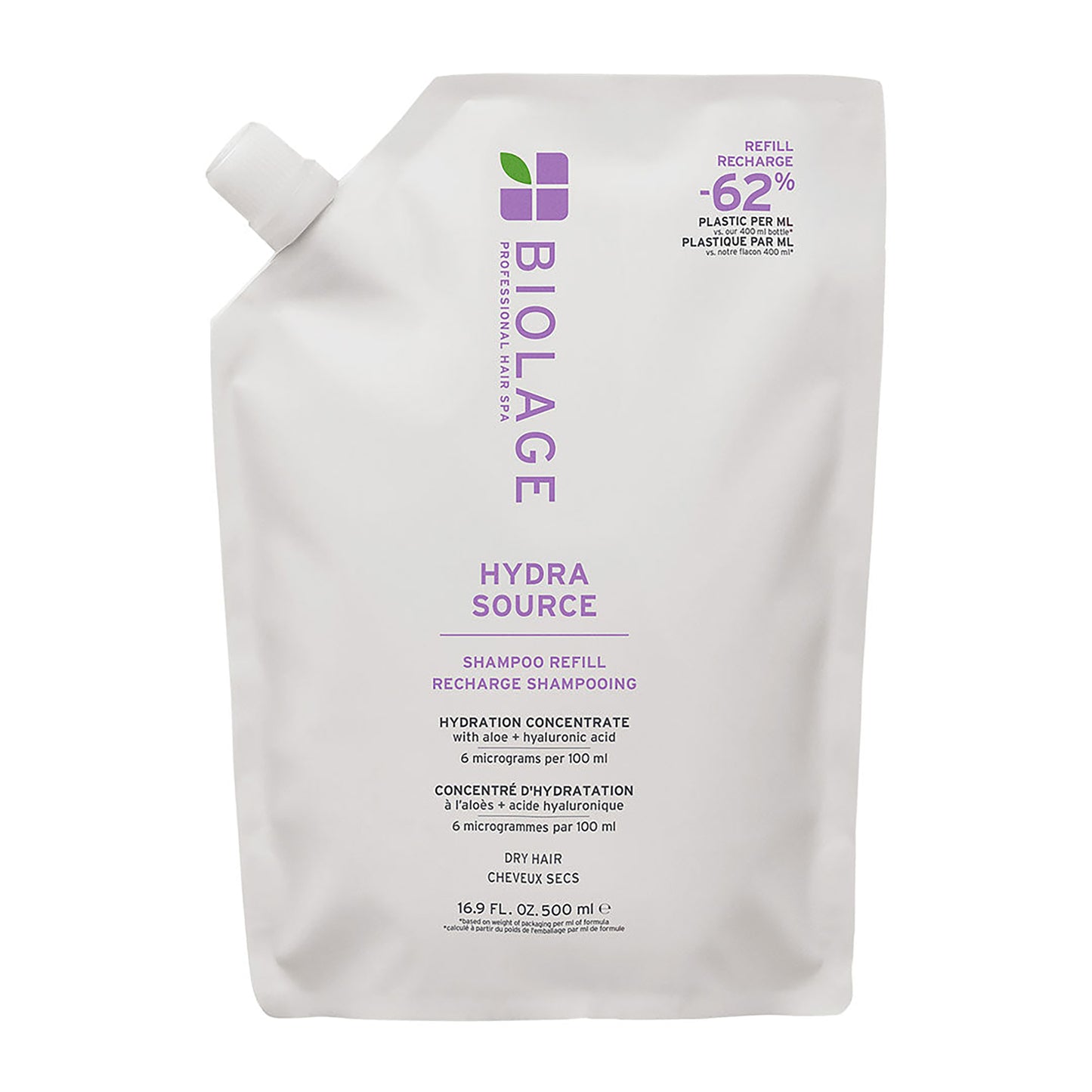 Biolage Hydrasource Refill Shampoo 500ml