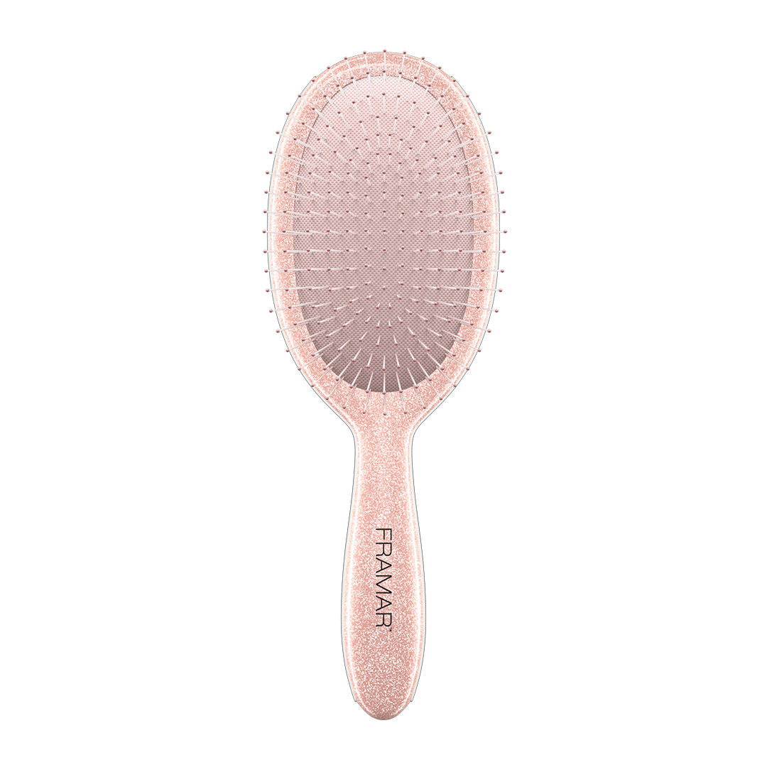 Framar Detangle Brush Glitter Rosé