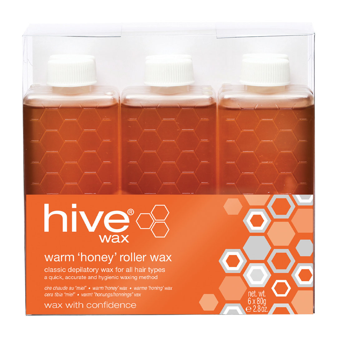 Hive Roller Depilatory Refills Warm Honey Wax 80g x 36