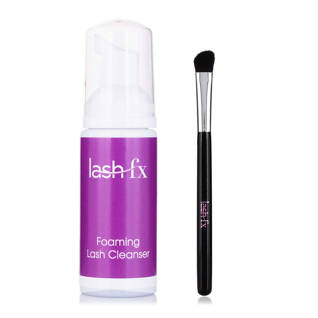 Lash FX Foaming Lash Cleanser 60ml & Cleansing Brush