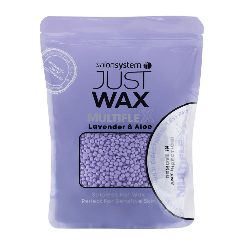 Just Wax Multiflex Hot Wax Beads Lavender and Aloe 700g