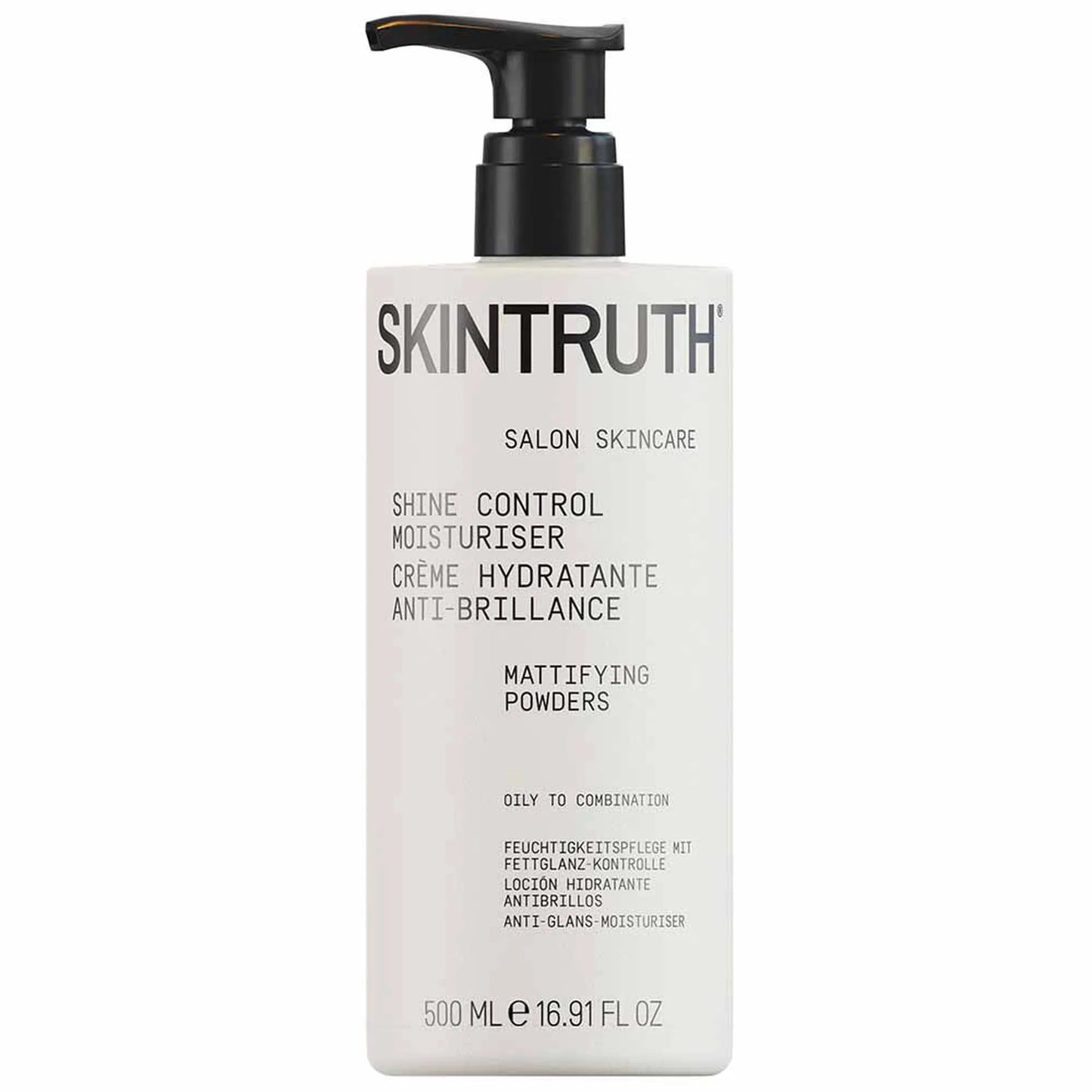 Skintruth Shine Control Moisturiser 500ml