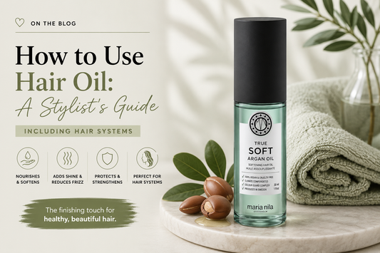 How to Use Hair Oil: A Stylist's Guide (Including Hair Systems)