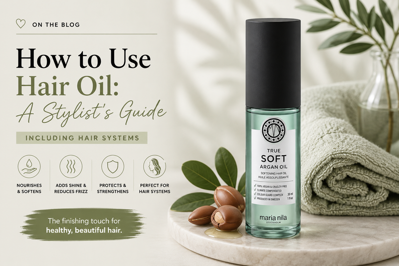 How to Use Hair Oil: A Stylist's Guide (Including Hair Systems)