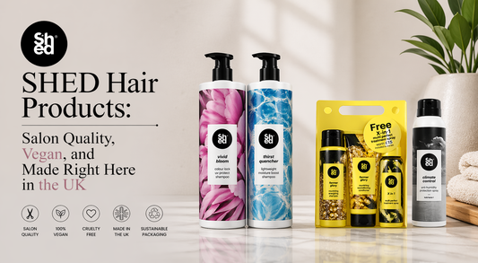 SHED Hair Products: Salon Quality, Vegan, and Made Right Here in the UK