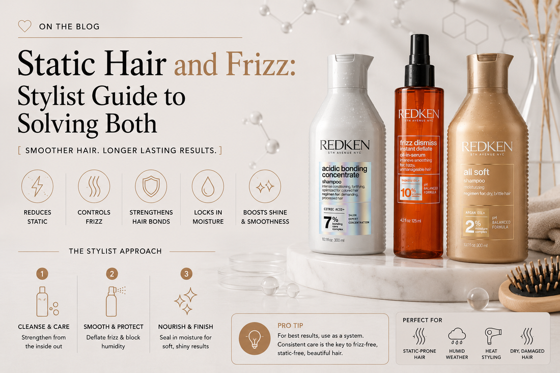 Static Hair and Frizz: Stylist Guide to Solving Both