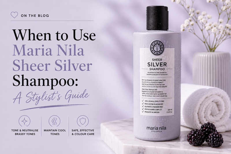 When to Use Maria Nila Sheer Silver Shampoo: A Stylist's Guide