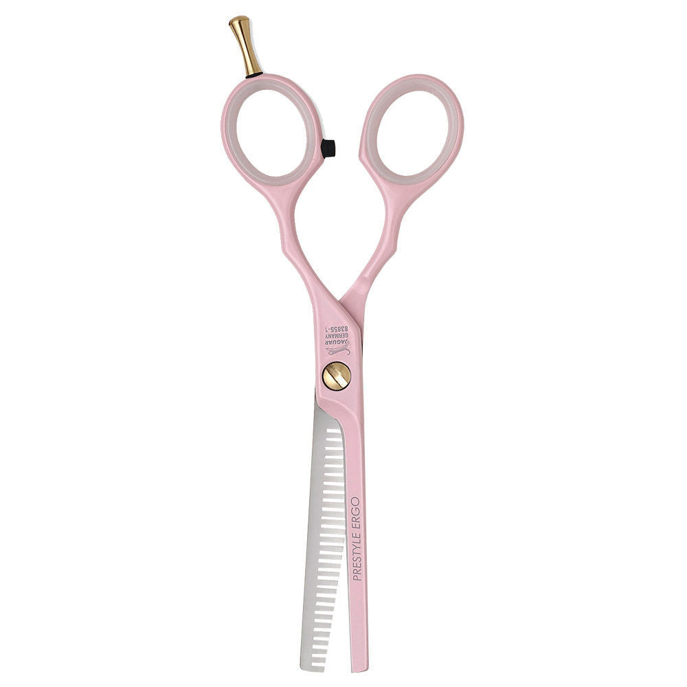 Jaguar Pre Style Ergo 28 Texturing Pink Thinning Scissors 5.5 inch