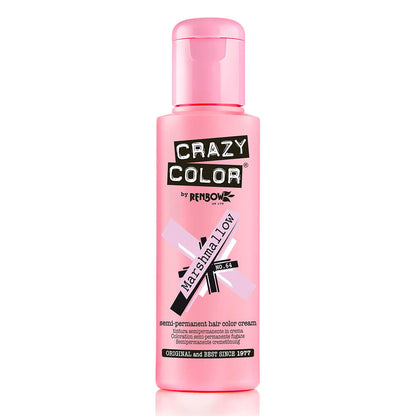 Crazy Color Semi Permanent Vegan Hair Colour Cream - Marshmallow - 100ml