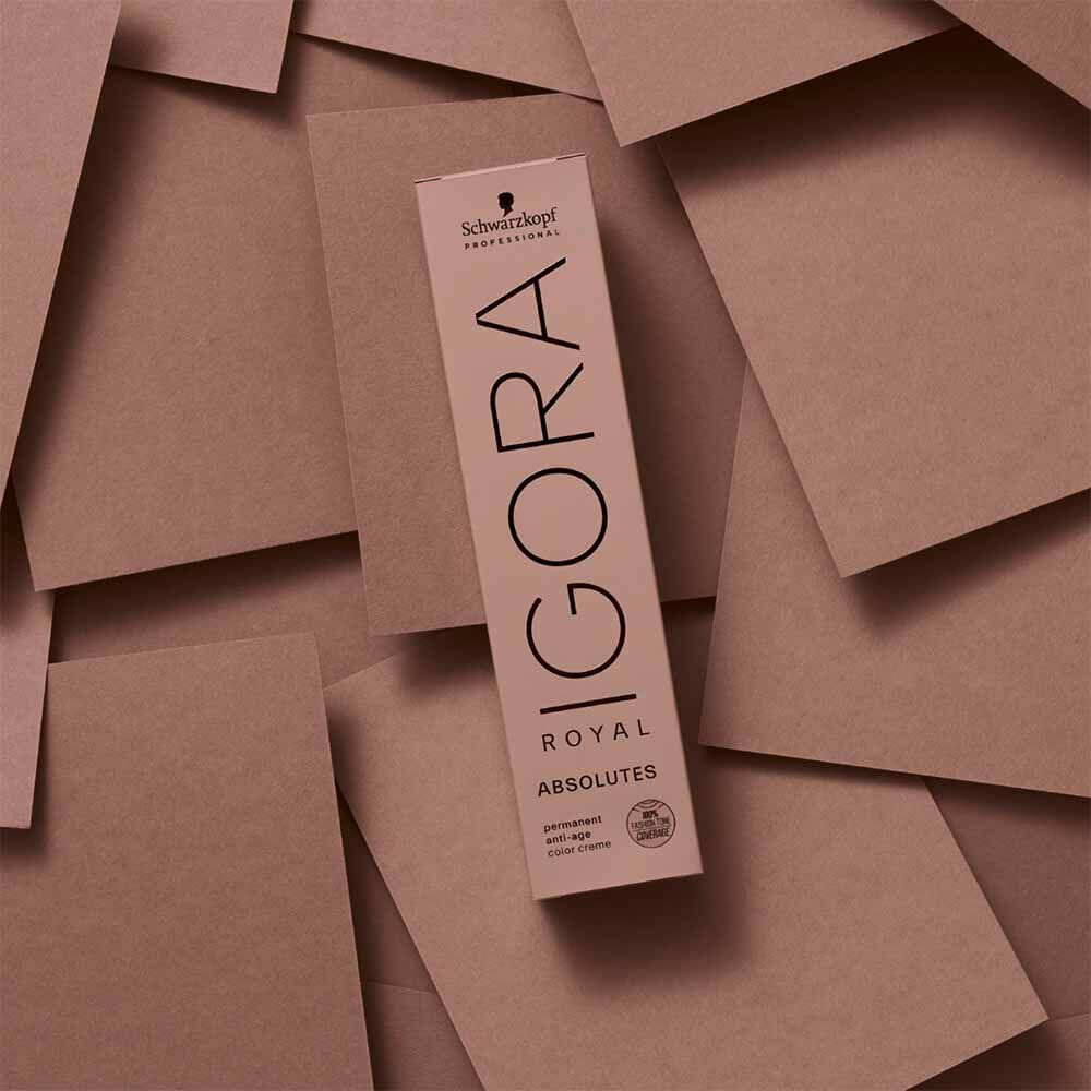 Schwarzkopf Professional Igora Royal Absolutes Permanent Hair Colour - 4-60 Medium Brown Chocolate Natural - 60ml