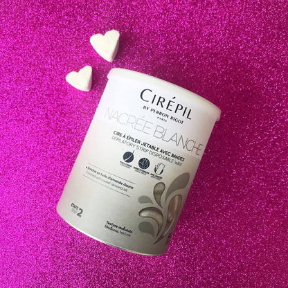 Perron Rigot Cirépil Nacrée Blanche Strip Pot Wax 800g