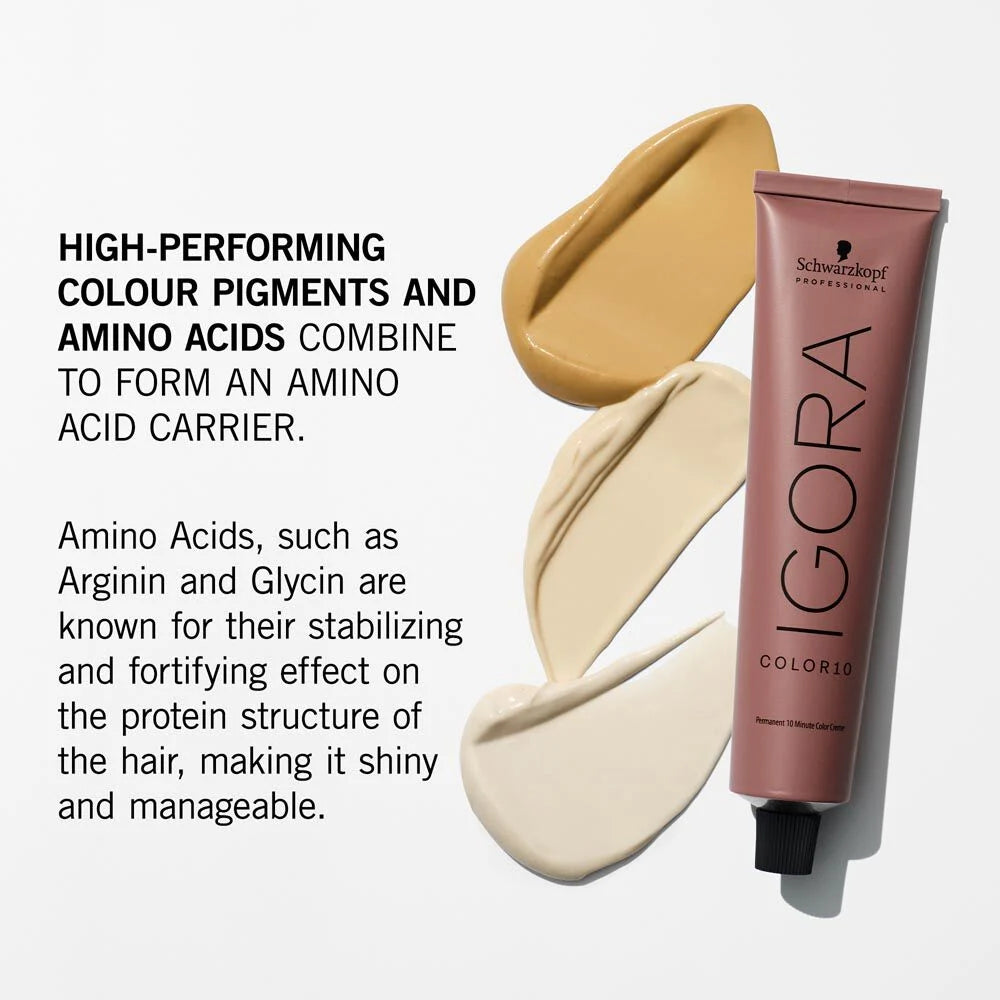 Schwarzkopf Professional Igora Color 10 Permanent Hair Colour - 8-65 Light Blonde Chocolate Gold - 60ml