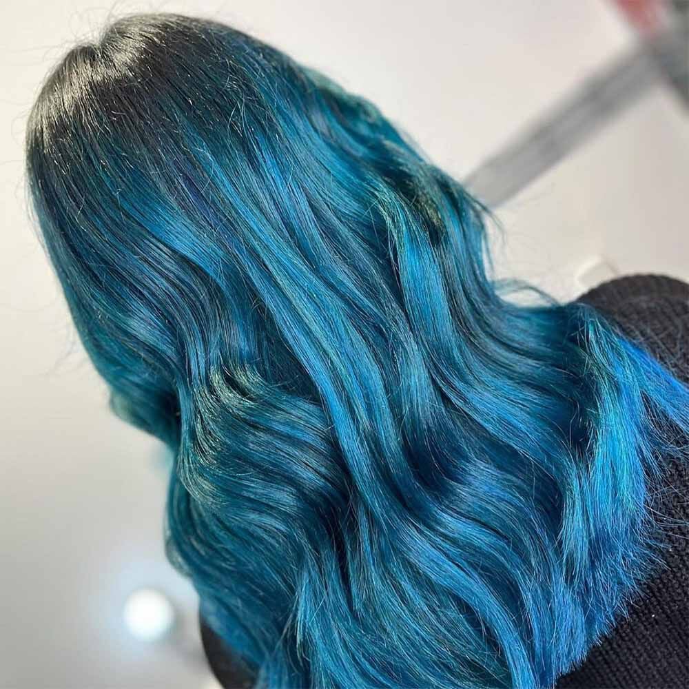 Crazy Color Semi Permanent Vegan Hair Colour Cream - Blue Jade - 100ml