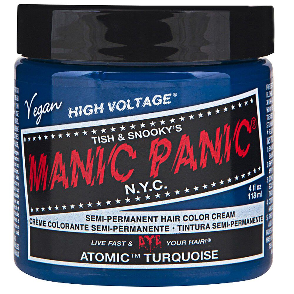 Manic Panic High Voltage Semi Permanent Hair Colour Cream - Atomic Turqoise - 118ml