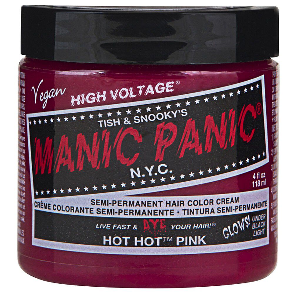 Manic Panic High Voltage Semi Permanent Hair Colour Cream - Hot Hot Pink - 118ml