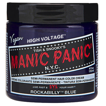 Manic Panic High Voltage Semi Permanent Hair Colour Cream - Rockabilly Blue - 118ml