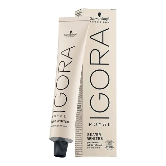 Schwarzkopf Professional Igora Royal Silver Whites Permanent Hair Colour - Silver - 60ml