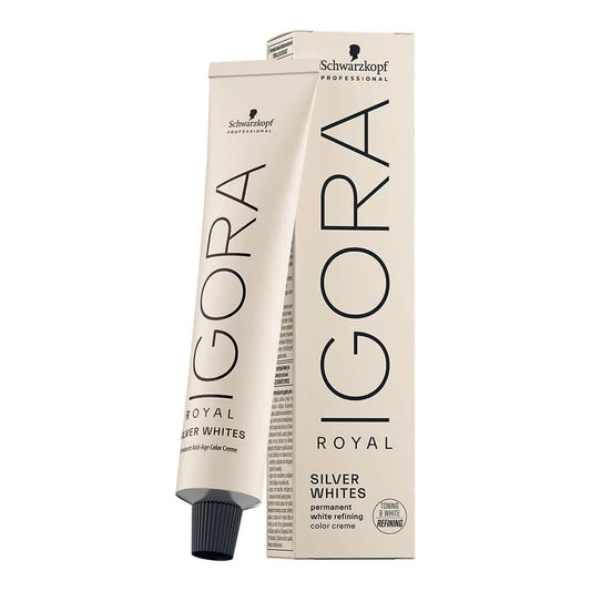 Schwarzkopf Professional Igora Royal Silver Whites Permanent Hair Colour - Grey Lilac - 60ml