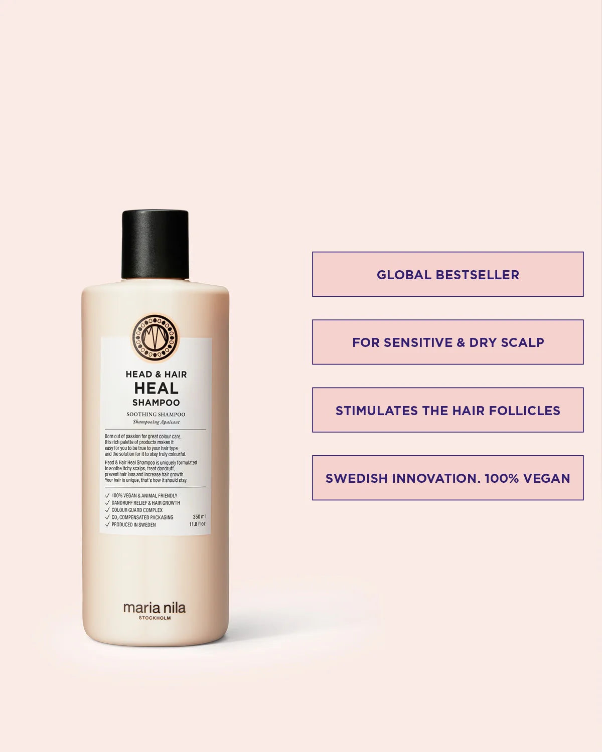 Maria Nila Head & Hair Heal Shampoo - 350ml