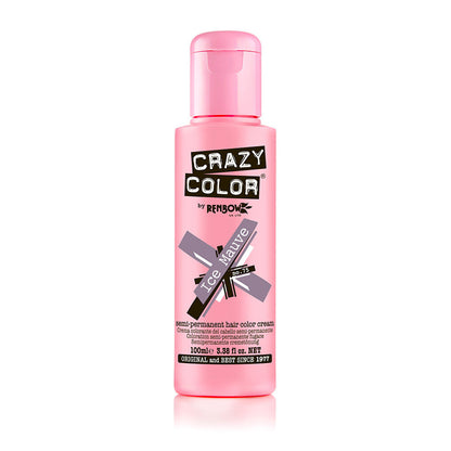 Crazy Color Semi Permanent Vegan Hair Colour Cream - Ice Mauve - 100ml