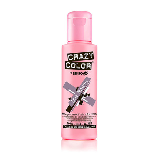 Crazy Color Semi Permanent Vegan Hair Colour Cream - Ice Mauve - 100ml