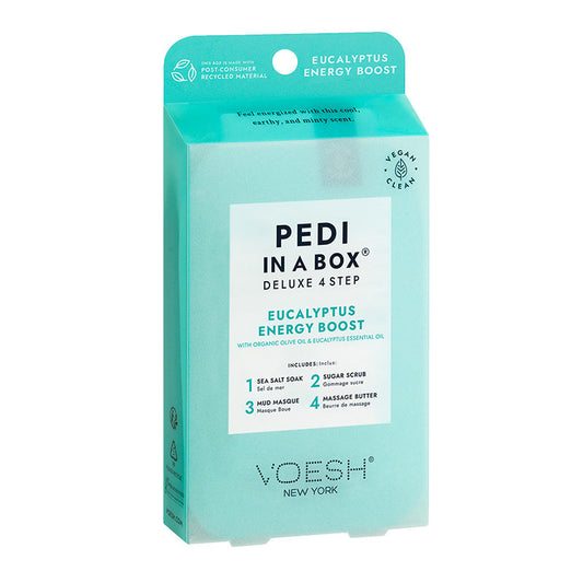 Voesh Pedi In A Box Deluxe 4 Step Eucalyptus Energy Boost
