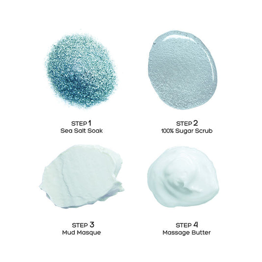 Voesh Pedi In A Box Deluxe 4 Step Eucalyptus Energy Boost
