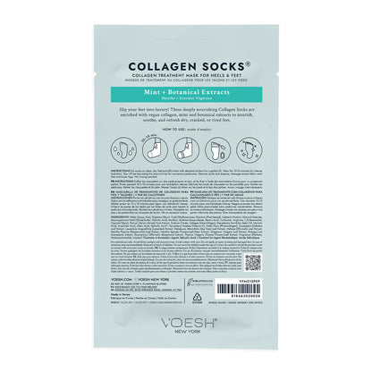Voesh Phyto Collagen & Peppermint Infused Socks 1 Pair